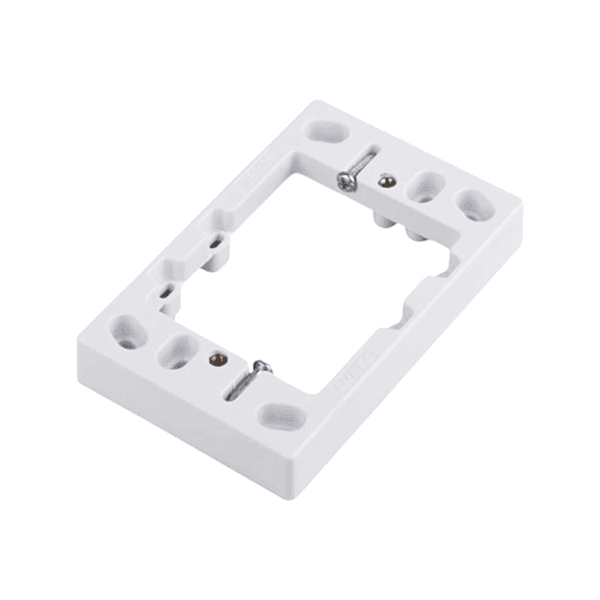 Mounting Block 18mm Deep White